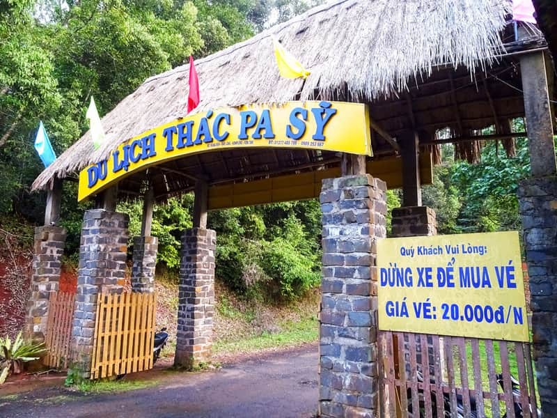 Giá vé thác Pa Sỹ