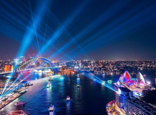 Du lịch Úc 2026: Tham gia lễ hội Vivid Sydney