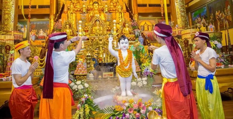 Lễ Phật Đản Tại Tây Song Bản Nạp