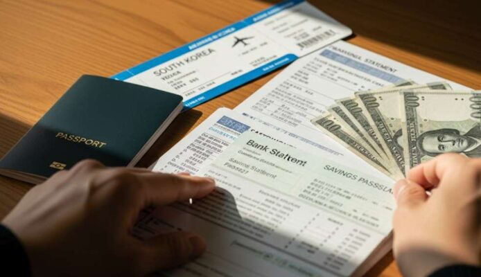 Chứng minh tài chính Visa Hàn Quốc