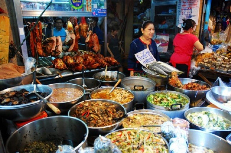 Ẩm thực tại china towm thái lan
