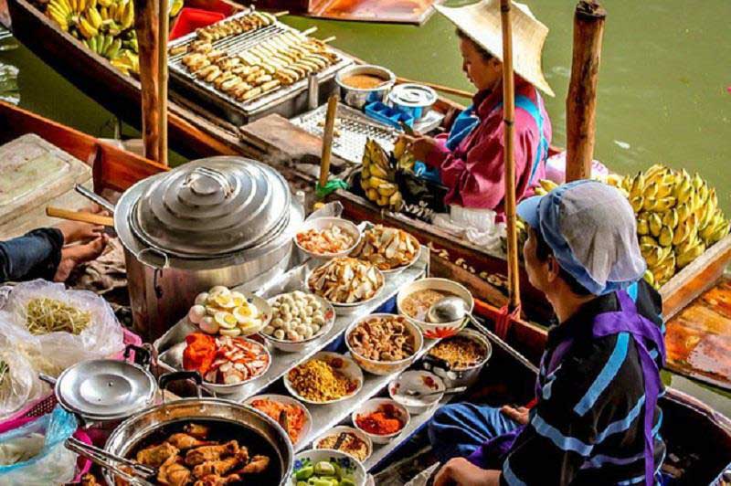 Chợ nổi Taling Chan Chợ nổi Taling Chan