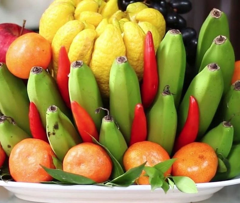 Mâm ngũ quả trong phong tục ngày Tết ở miền Bắc Mâm ngũ quả trong phong tục ngày Tết ở miền Bắc