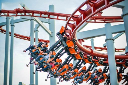 Kinh nghiệm đi du lịch Thái lan theo tour, Sky Coaster