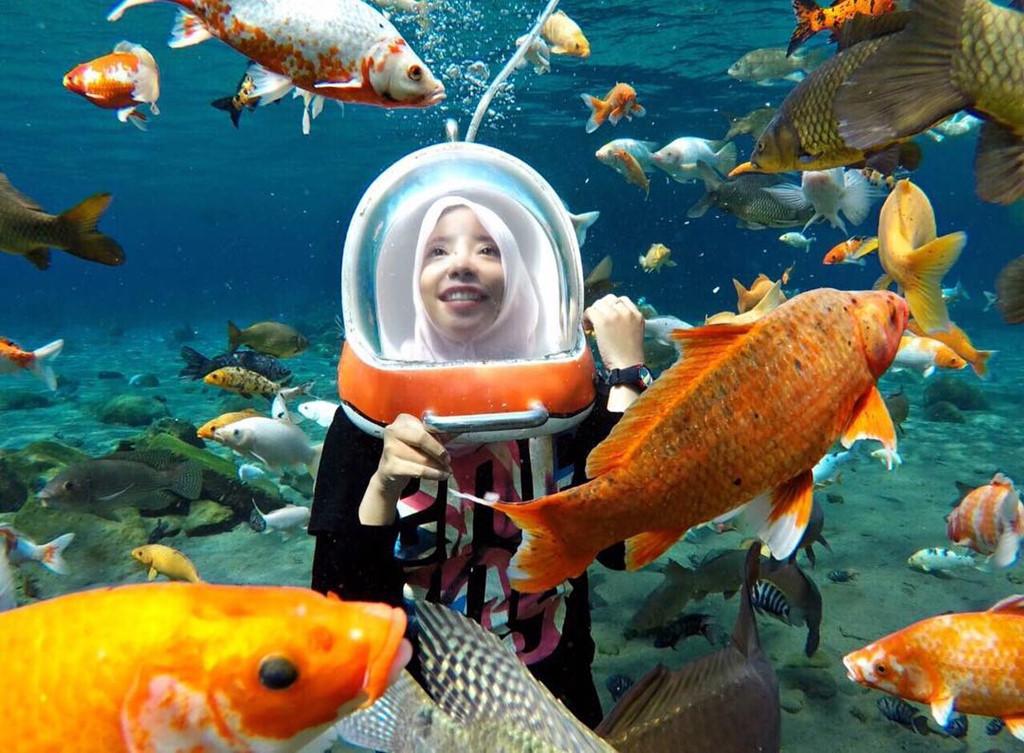 Biến ao nước ô nhiễm thành ngôi sao mạng xã hội ở Indonesia