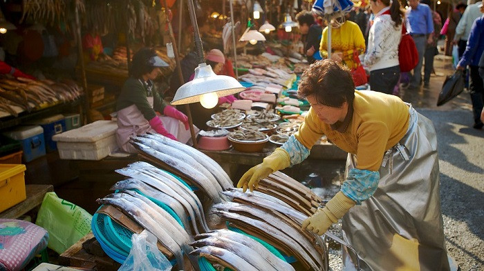 Chợ cá Jagalchi Chợ cá Jagalchi