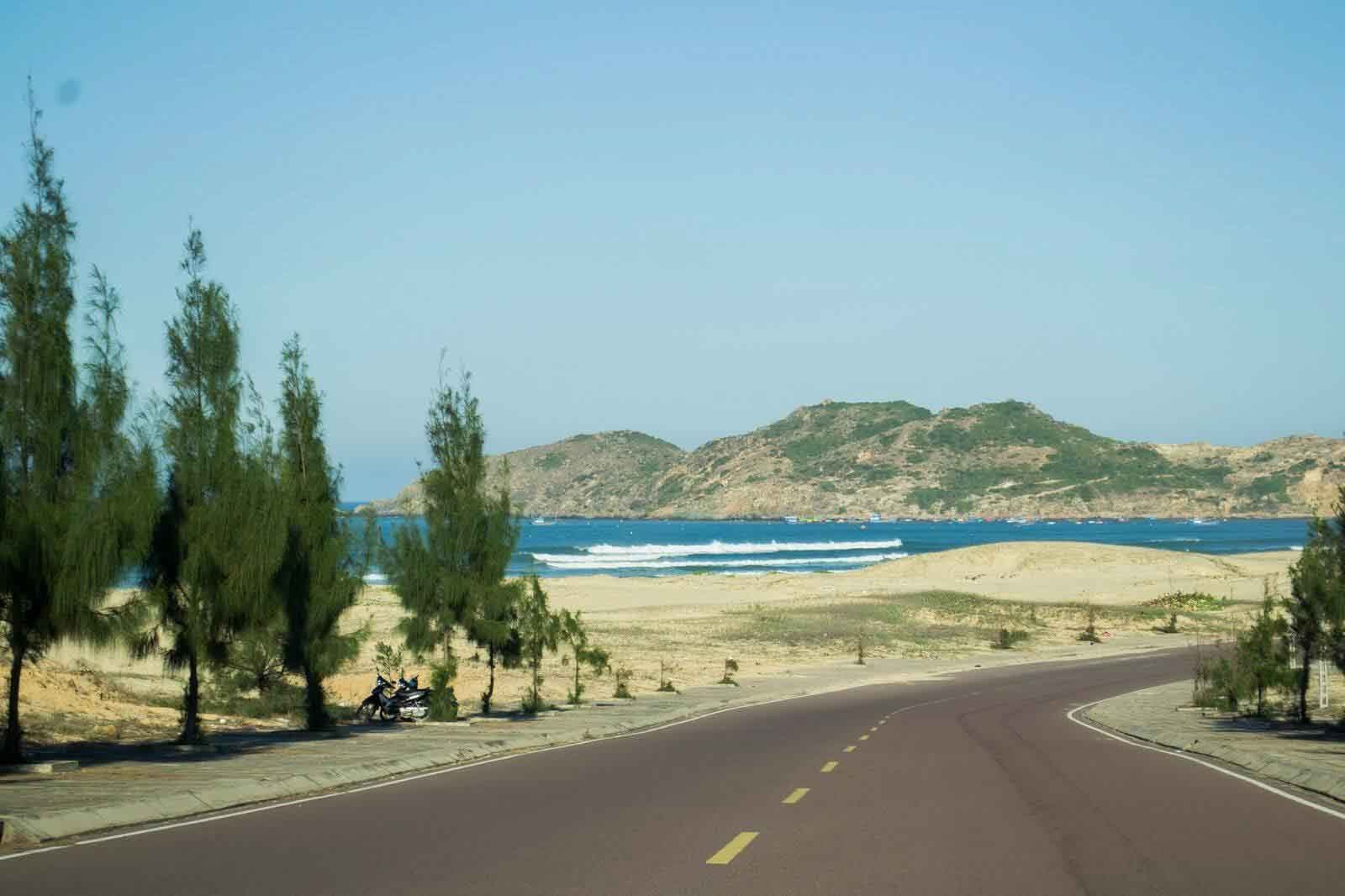 Đường đi đến Eo Gió Quy Nhơn